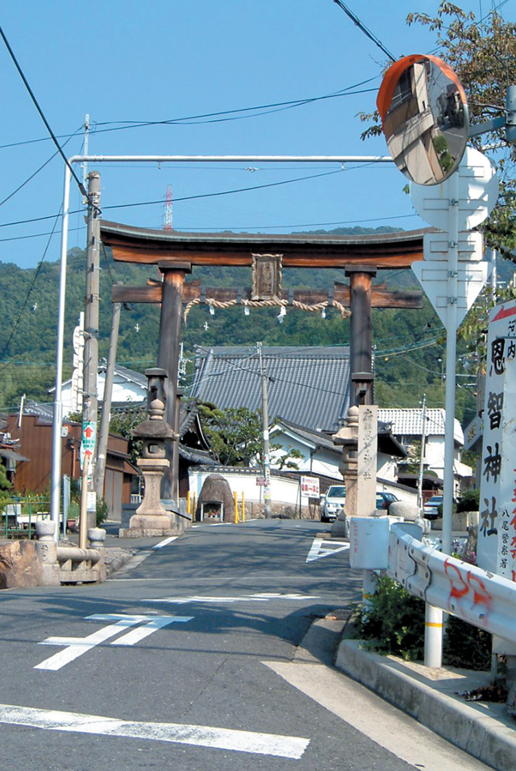 来恩寺の鳥居